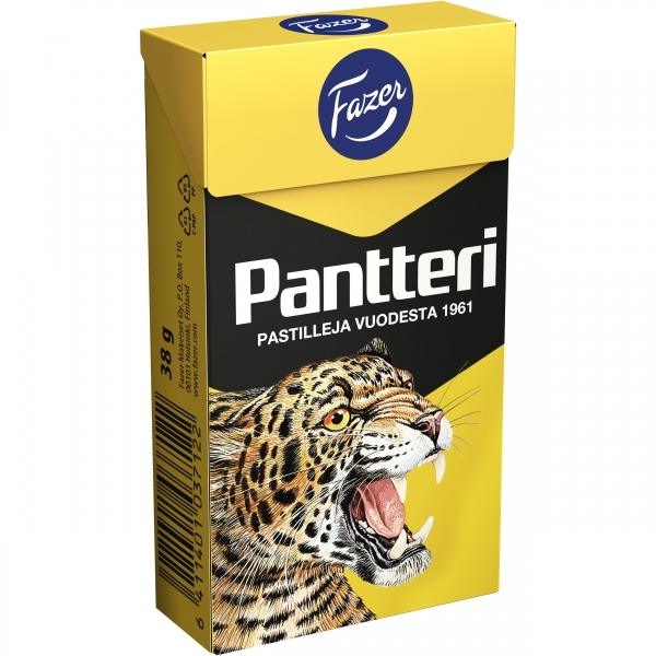 Fazer Pantteri Pastille 38g